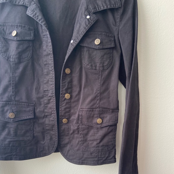 Nordstrom Adriana USA Black Denim Jacket - Picture 3 of 7